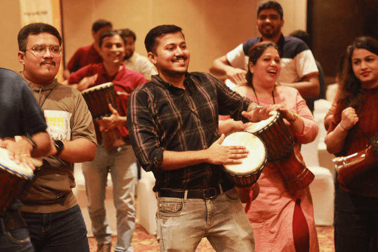 1.1._Glimpse from a few of our Drum Circles in & around HYDERABAD_Asian Paints_Sep22_Drum Circle_41