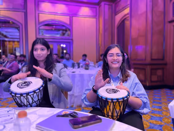1.1_Glimpse from a few of our Drum Circles in & around DELHI_DCM Leizure_VISA_Nov25_Drum Circle_Bhavesh_19