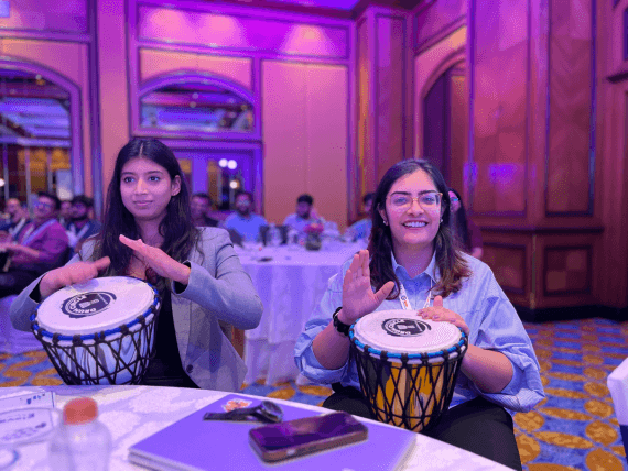 1.1_Glimpse from a few of our Drum Circles in & around DELHI_DCM Leizure_VISA_Nov25_Drum Circle_Bhavesh_19