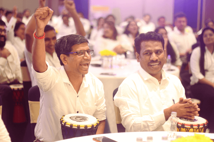 1.2_Glimpse from a few of our Drum Circles in & around Mumbai_DHL_Navi Mumbai_July24_Drum Circle_61