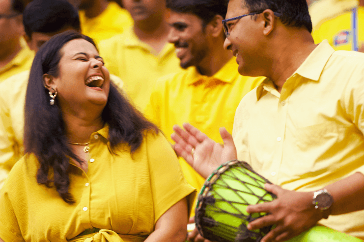 1.3_Glimpse from a few of our Drum Circles in & around CHENNAI_HDFC Bank_Apr24_Drum Circle_Bangalore_IPL Theme_221