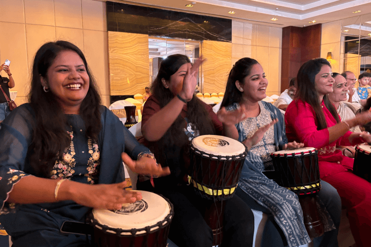 1.3_Glimpse from a few of our Drum Circles in & around PUNE_BondBazaar_Aug24_Ayeminds_Social Drum Circle_116