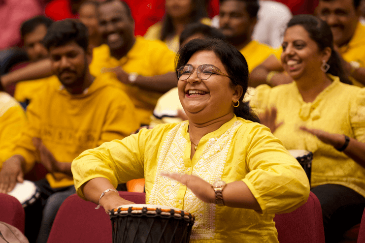 2.1_Glimpse from few of our Drum Circles_HDFC Bank_Apr24_Drum Circle_Bangalore_IPL Theme_208