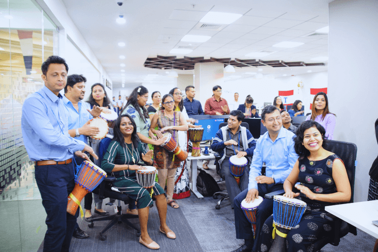 2.3_Memories from a few of our Fun Friday Engagements!_TORM Shipping_Jan20_Drum Circle_3